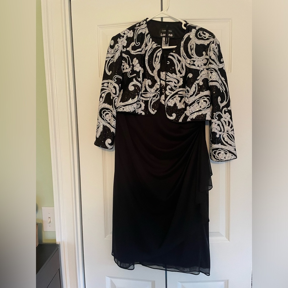 Black dress, formal, size 12
